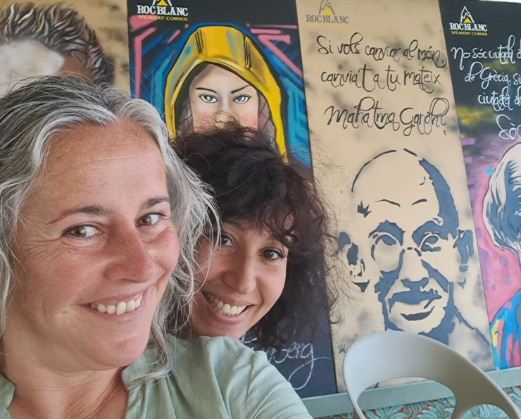 Les especialistes en aromateràpia Maica Molero i Berta Bahamonde.